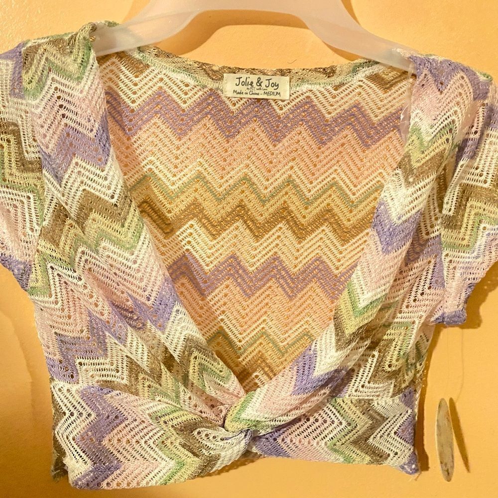 - 🛍️Jolie &Joy shirts &Top Girls Multicolor super cute Top Size:medium 🎉